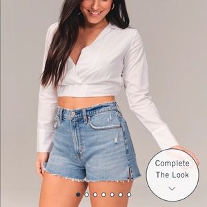 Abercrombie Curve Love High Waisted Mom Short